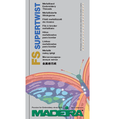 Madeira Rayon Embroidery Thread Color Card