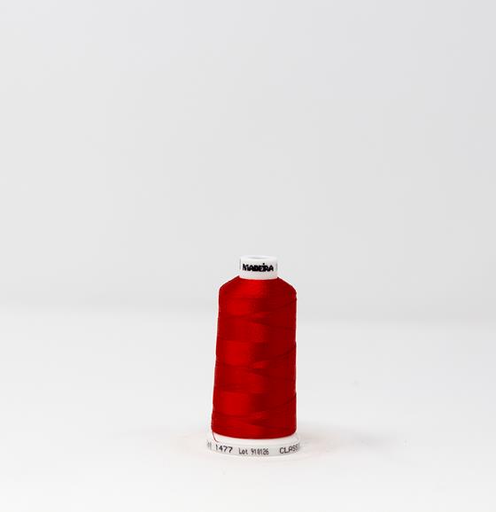 #911-1477 1,100 yard spool of #40 weight Salsa Rayon machine embroidery thread.